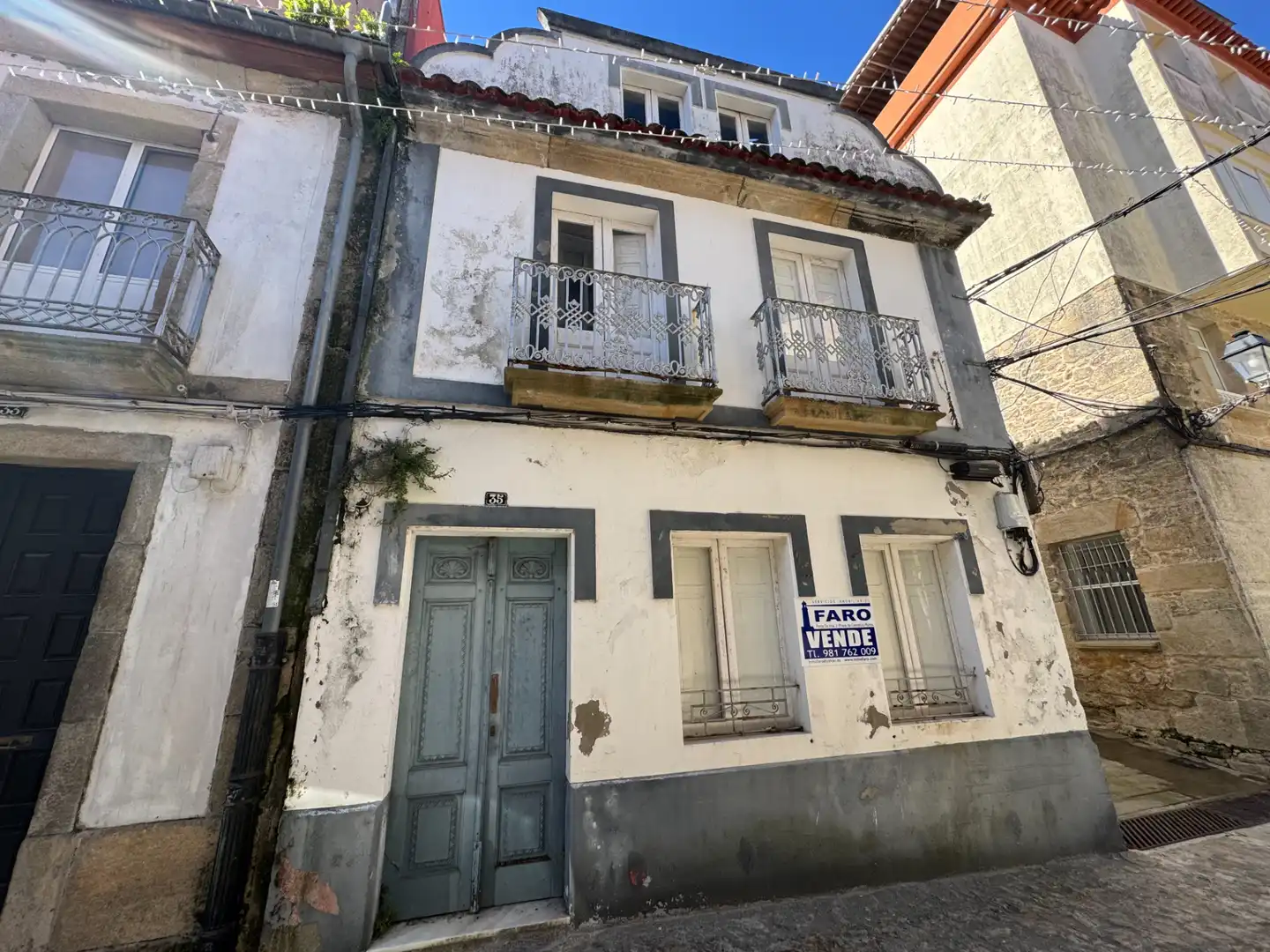 Vista exterior de Casa o xalet en venda en Muros