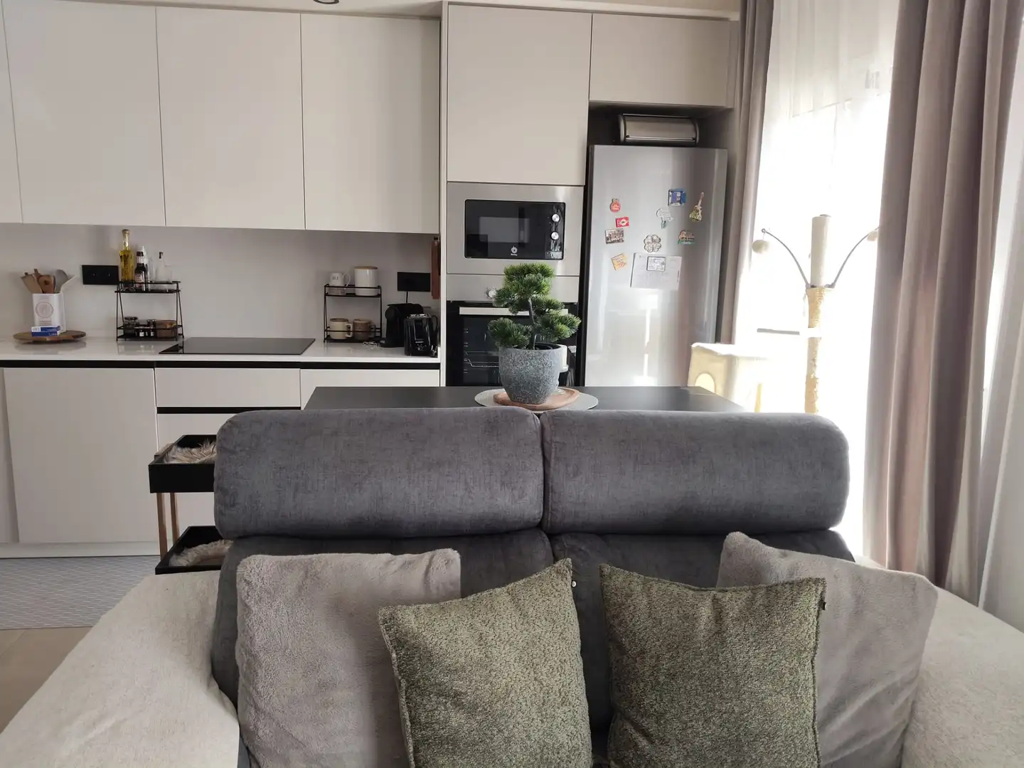 Living room of Flat for sale in Pineda de Mar  with Air Conditioner, Heating and Furnished