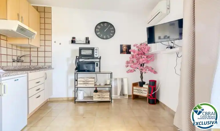 Cocina de Estudio en venta en Empuriabrava con Aire acondicionado, Calefacción y Terraza