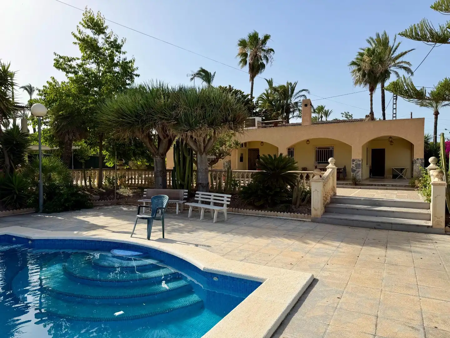 Garden of Houses for rent in Elche / Elx  with Air Conditioner, Heating and Private garden