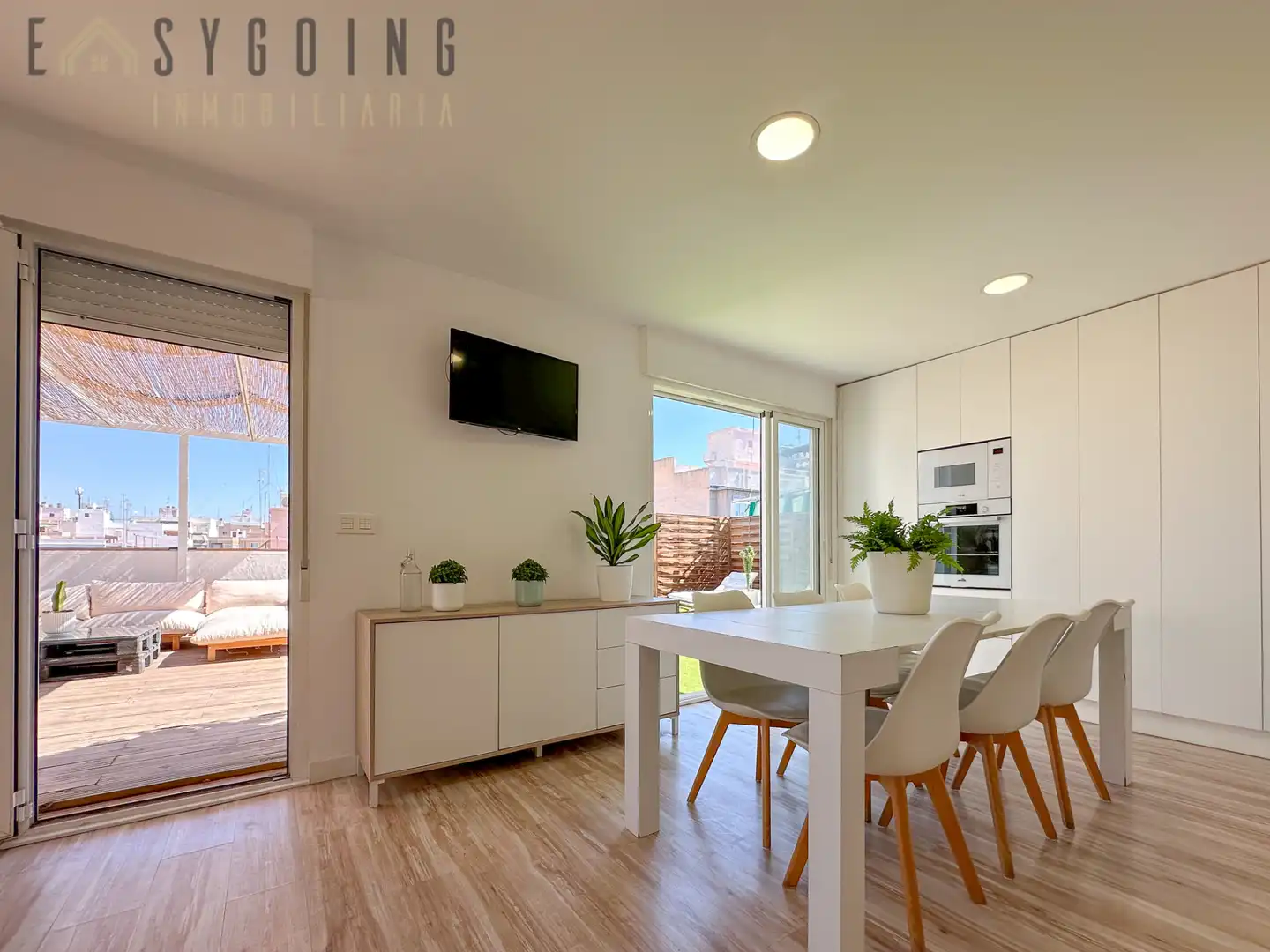 Cocina de Ático en venta en Elche / Elx con Aire acondicionado, Terraza y Amueblado