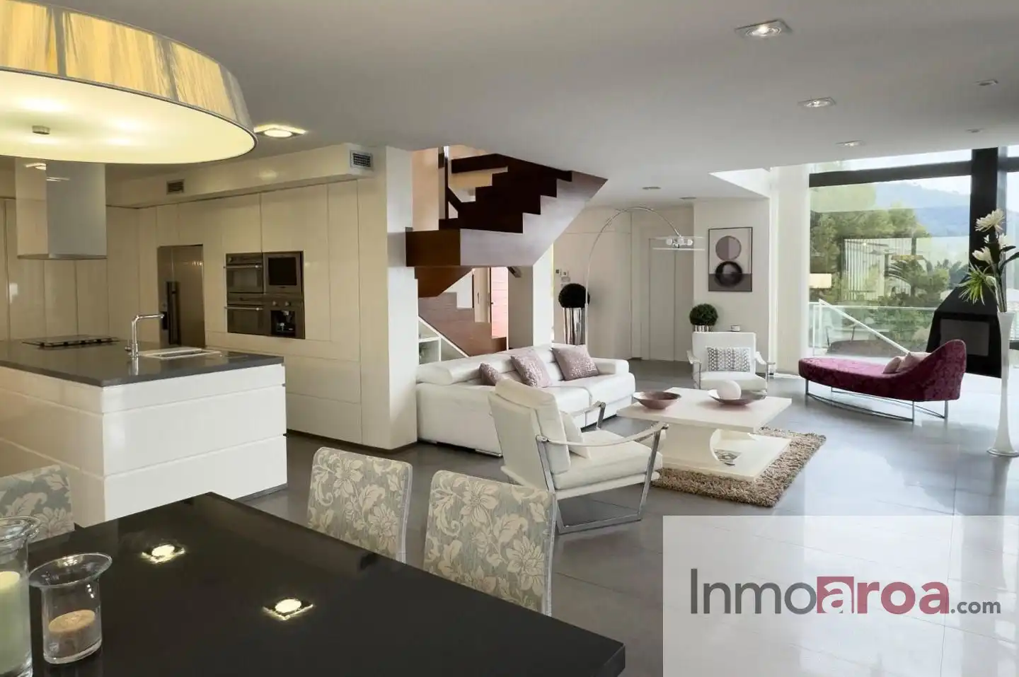 Sala d'estar de Casa o xalet de lloguer en Benicasim / Benicàssim amb Aire condicionat, Calefacció i Jardí privat