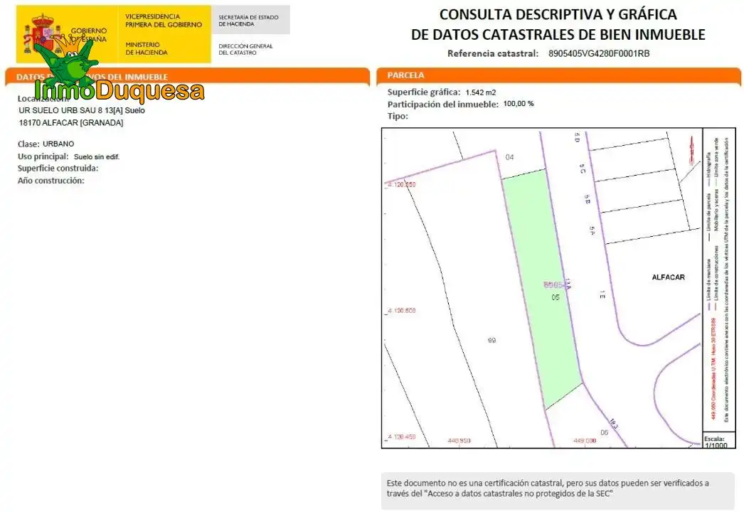 Industrial land for sale in Alfacar