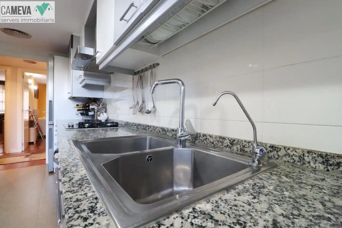Küche von Wohnung zum Verkauf in Barberà del Vallès mit Klimaanlage, Heizung und Privatgarten