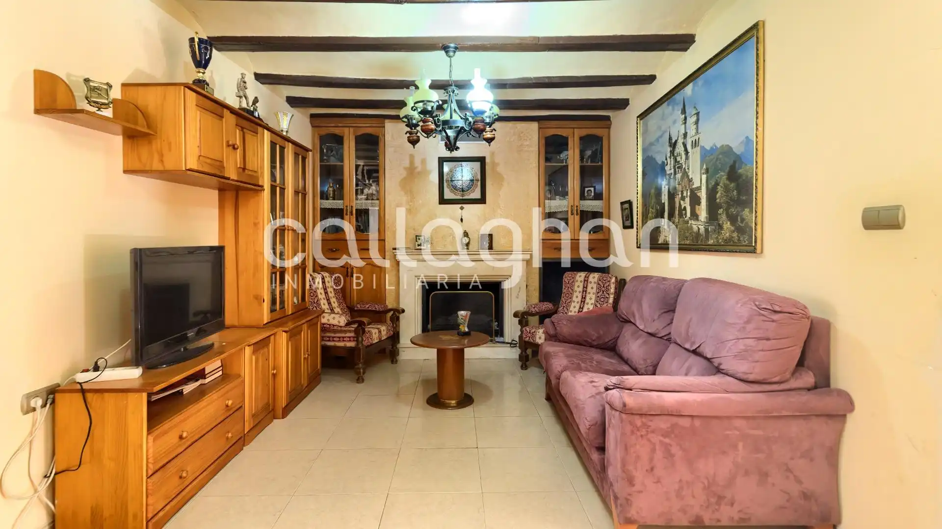 Sala d'estar de Casa adosada en venda en Chilches / Xilxes