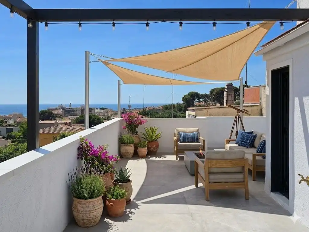 Terrace of Houses for sale in El Masnou  with Heating, Parquet flooring and Terrace