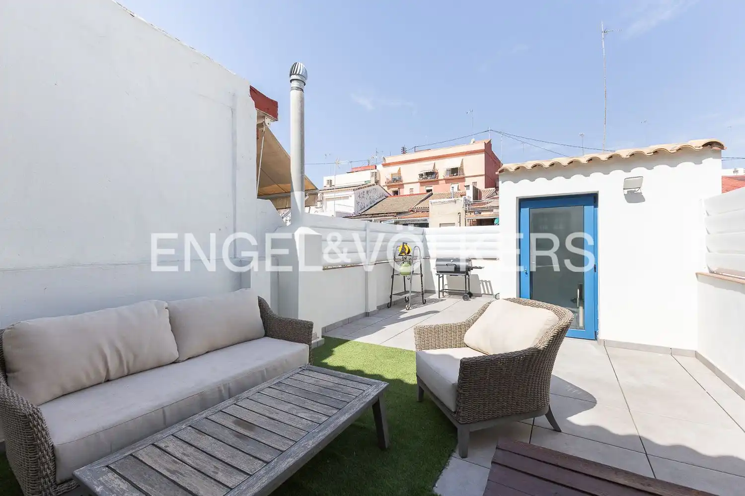 Terraza de Casa adosada en venta en Valencia con Aire acondicionado, Calefacción y Parquet