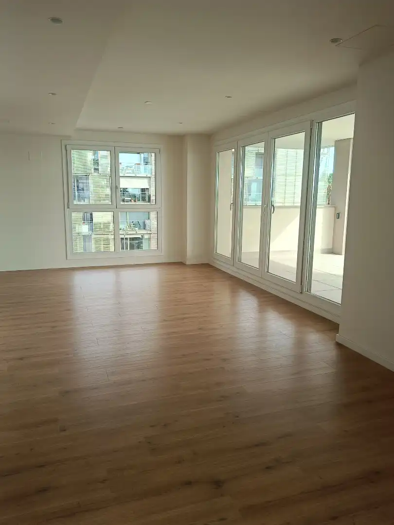 Wohnzimmer von Wohnung zur Miete in Mataró mit Klimaanlage, Heizung und Parkett
