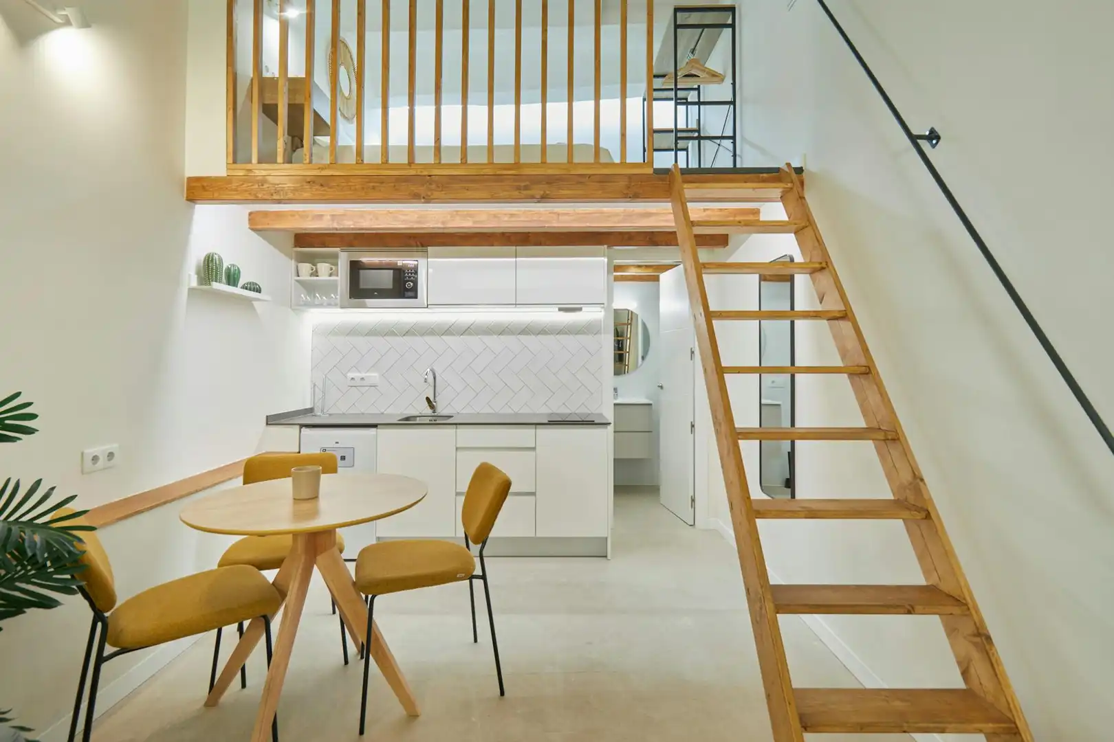 Cocina de Piso de alquiler en  Barcelona Capital con Aire acondicionado, Calefacción y Amueblado
