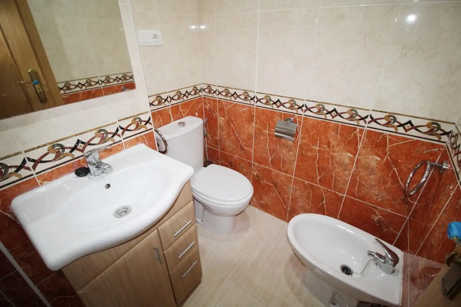 Bathroom of Apartments for sale in Oropesa del Mar / Orpesa  with Air Conditioner, Private garden and Terrace