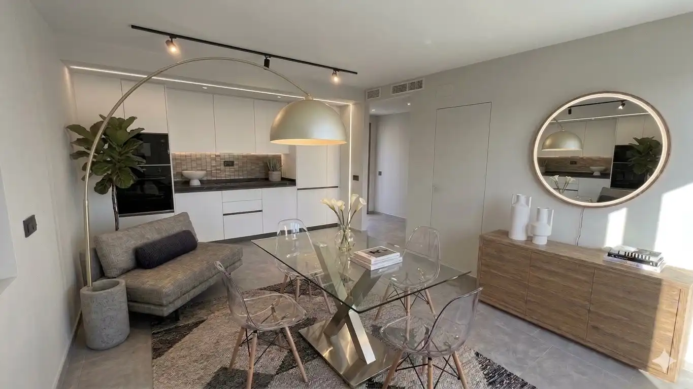 Living room of Apartments for sale in Fuengirola  with Air Conditioner, Terrace and Swimming Pool