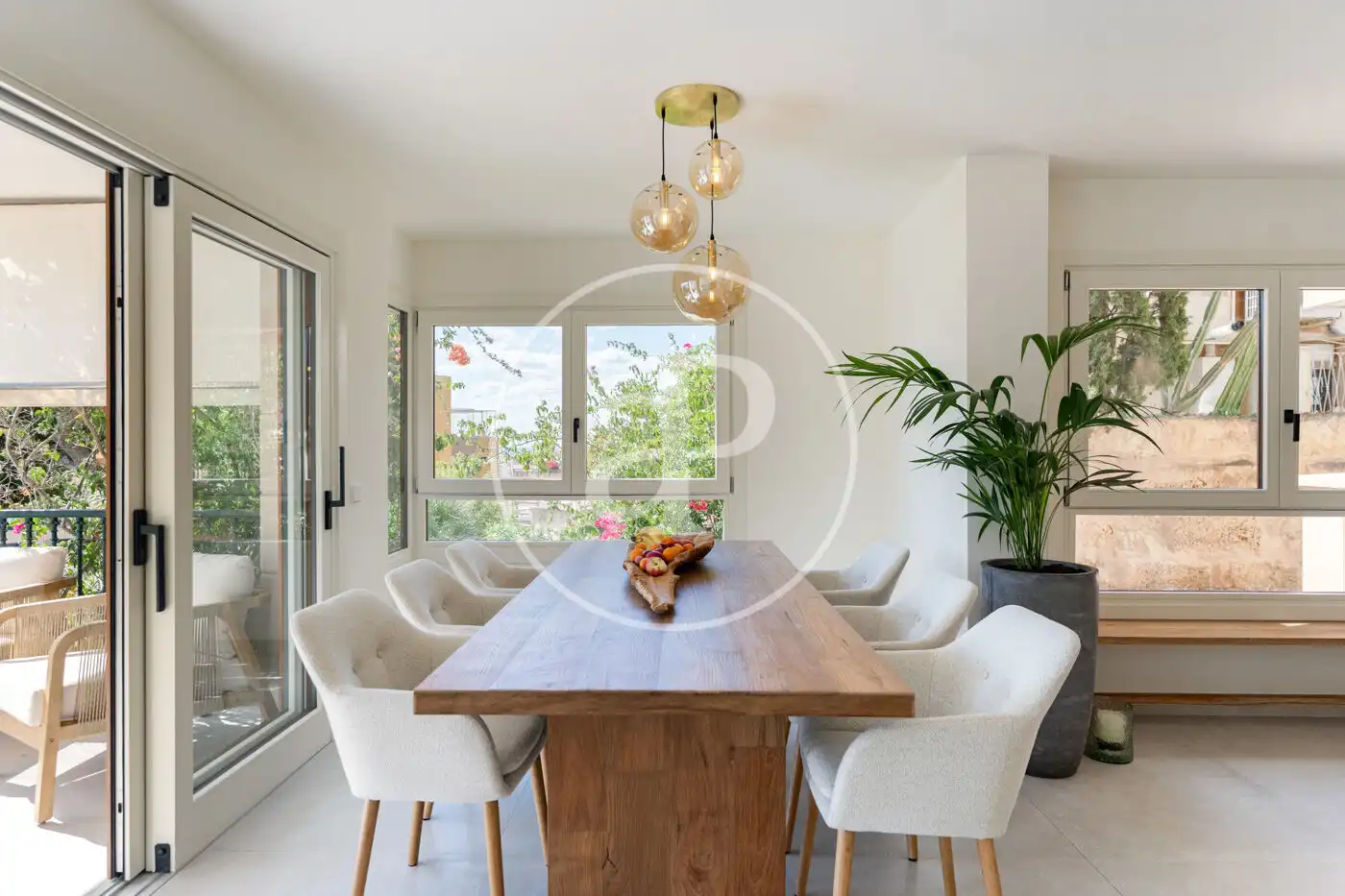 Comedor de Piso en venta en  Palma de Mallorca con Aire acondicionado, Calefacción y Jardín privado