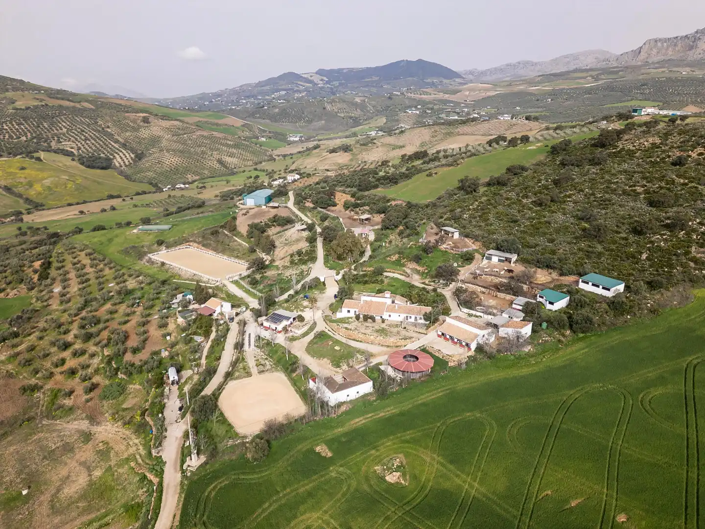 Vista exterior de Finca rústica en venta en Villanueva de la Concepción con Terraza, Piscina y Amueblado