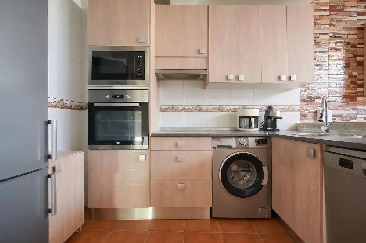 Cocina de Casa adosada en venta en Villalbilla con Aire acondicionado, Calefacción y Terraza