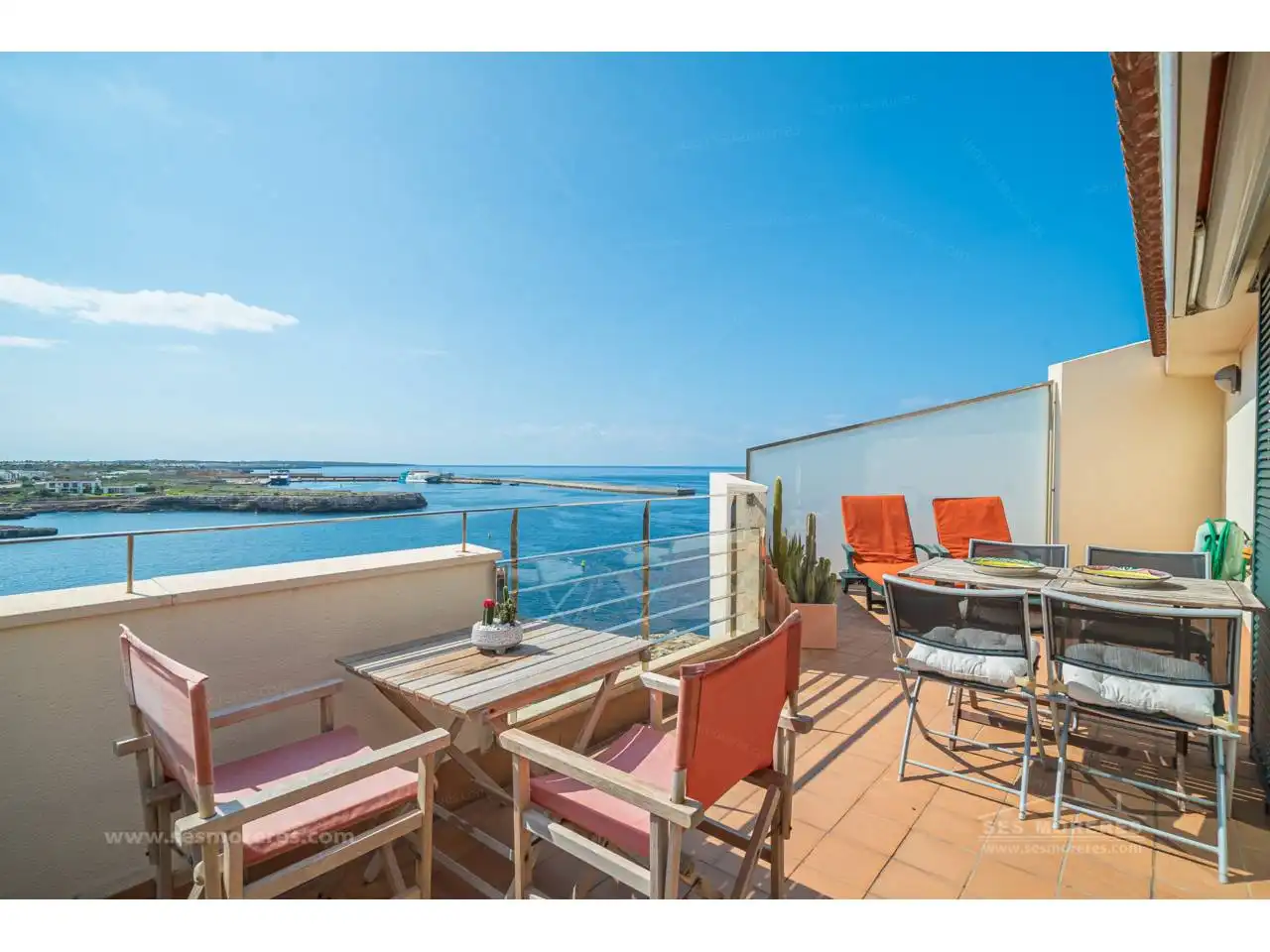Terraza de Apartamento en venta en Ciutadella de Menorca con Aire acondicionado, Terraza y Piscina comunitaria
