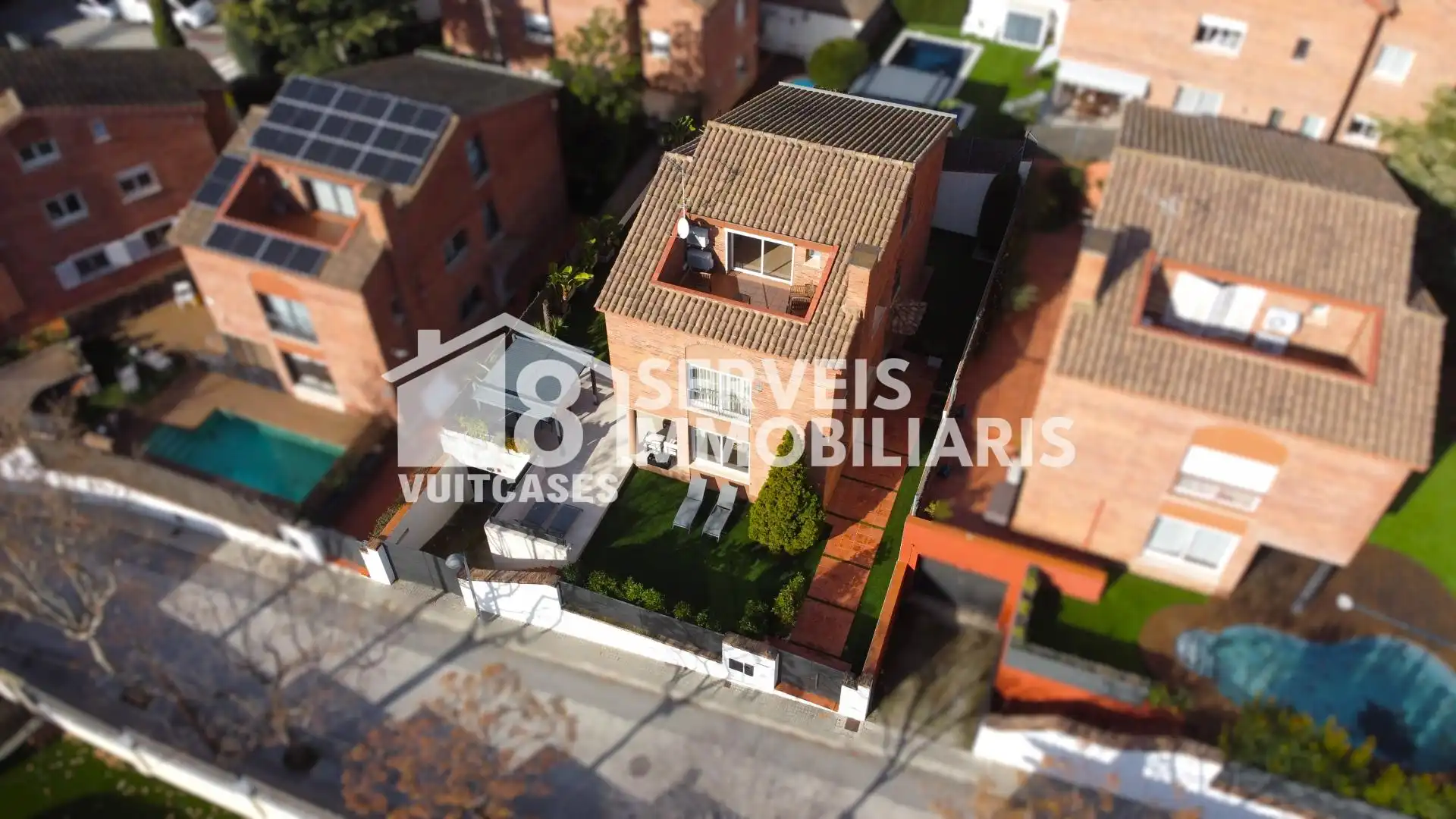 Exterior view of Houses for sale in El Masnou  with Heating, Private garden and Terrace