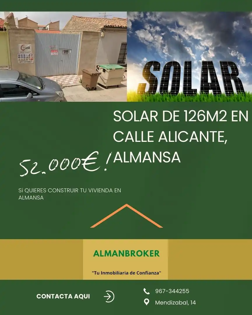 Terreno residencial en venta en Almansa