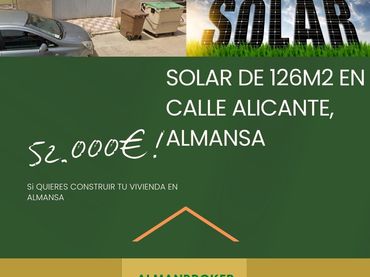 Wohnbaugrundstück zum Verkauf in Almansa