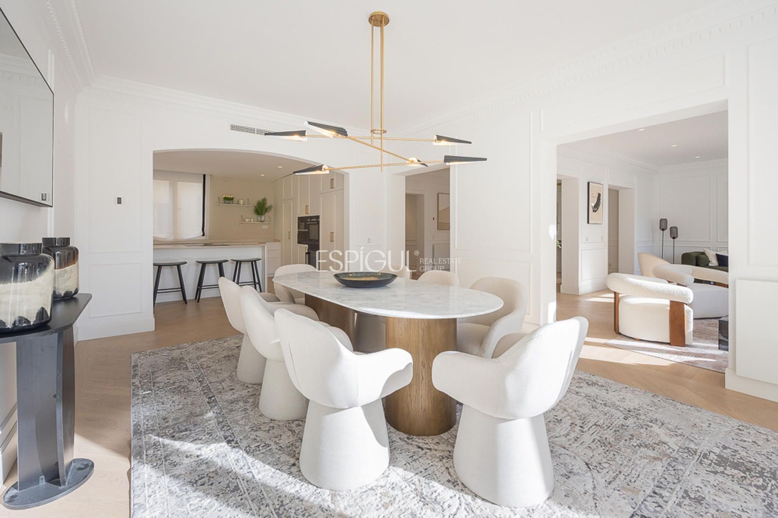 Menjador de Pis en venda en  Madrid Capital amb Aire condicionat, Calefacció i Terrassa