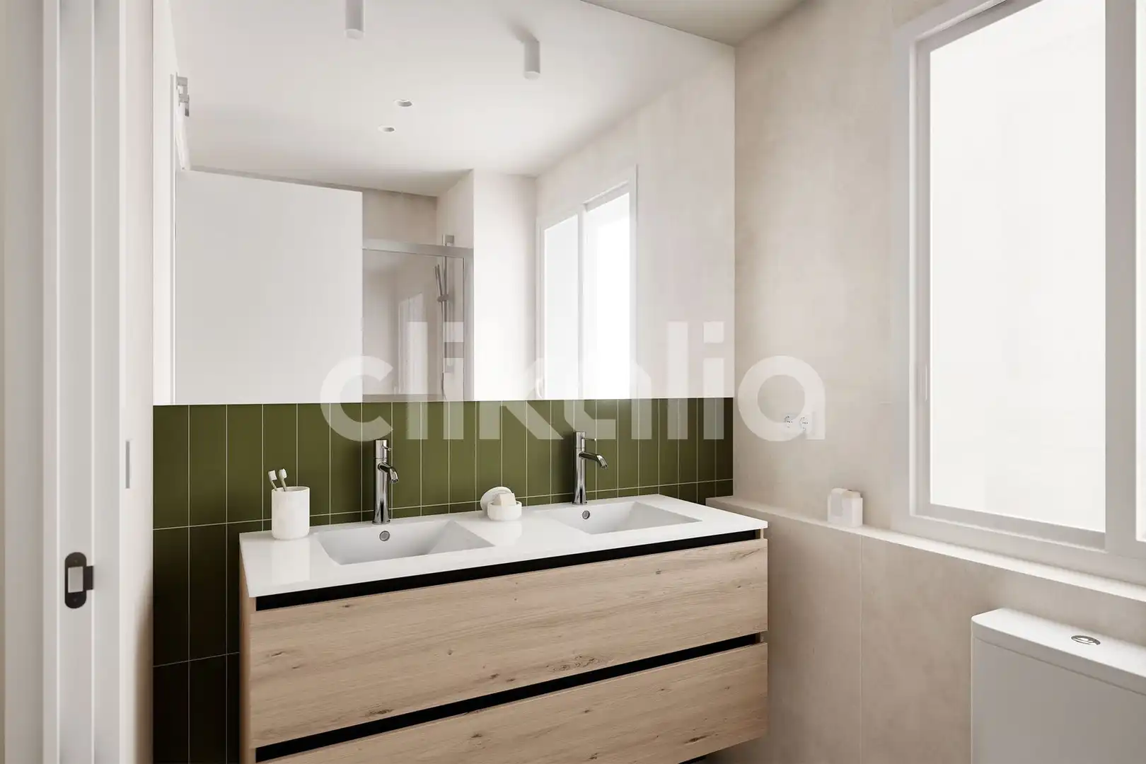 Bathroom of Flat for sale in Sevilla  with Air Conditioner, Private garden and Terrace