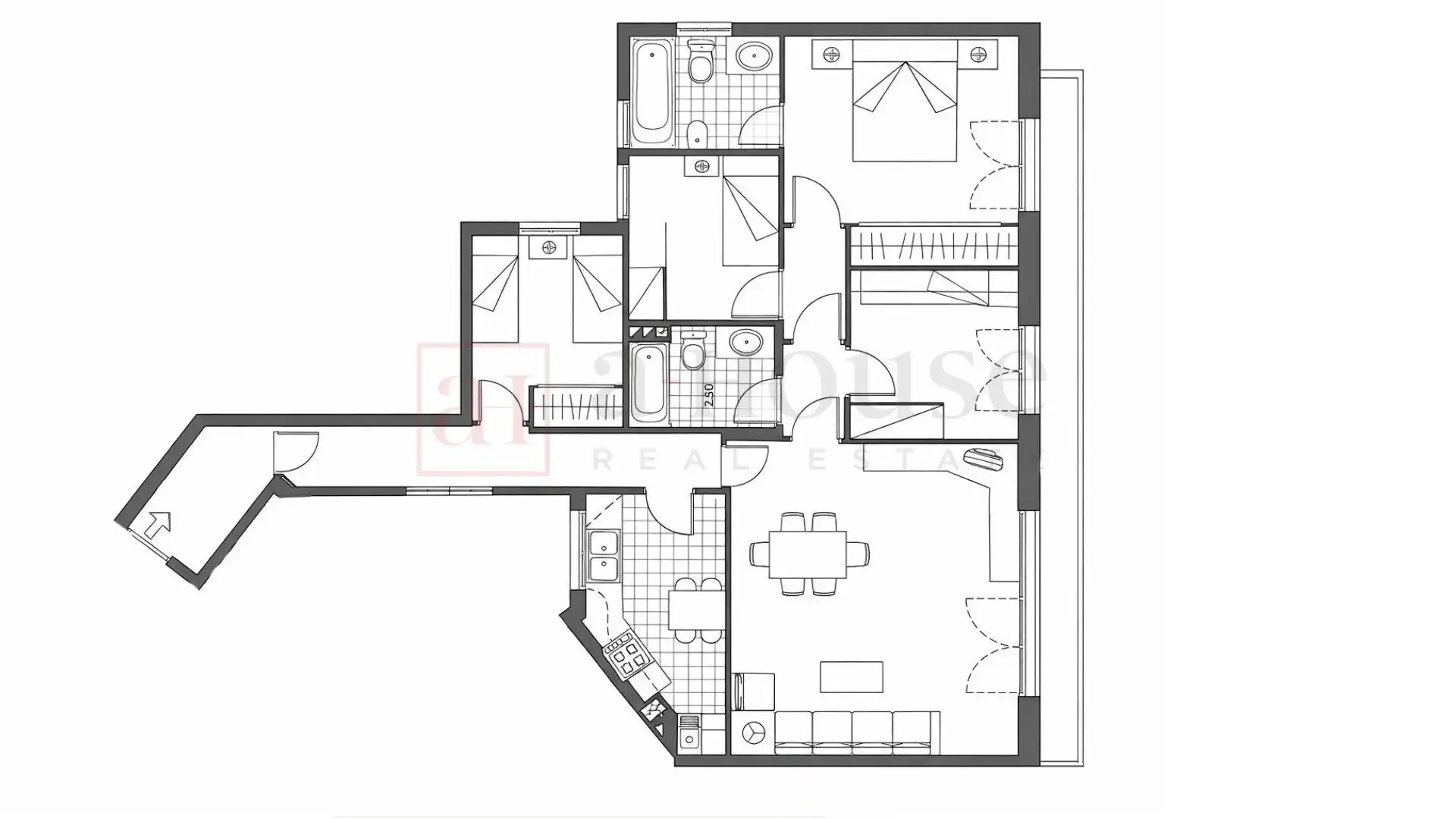 Appartement avec terrasse à vendre à Calle de la Diputació, imagen 35