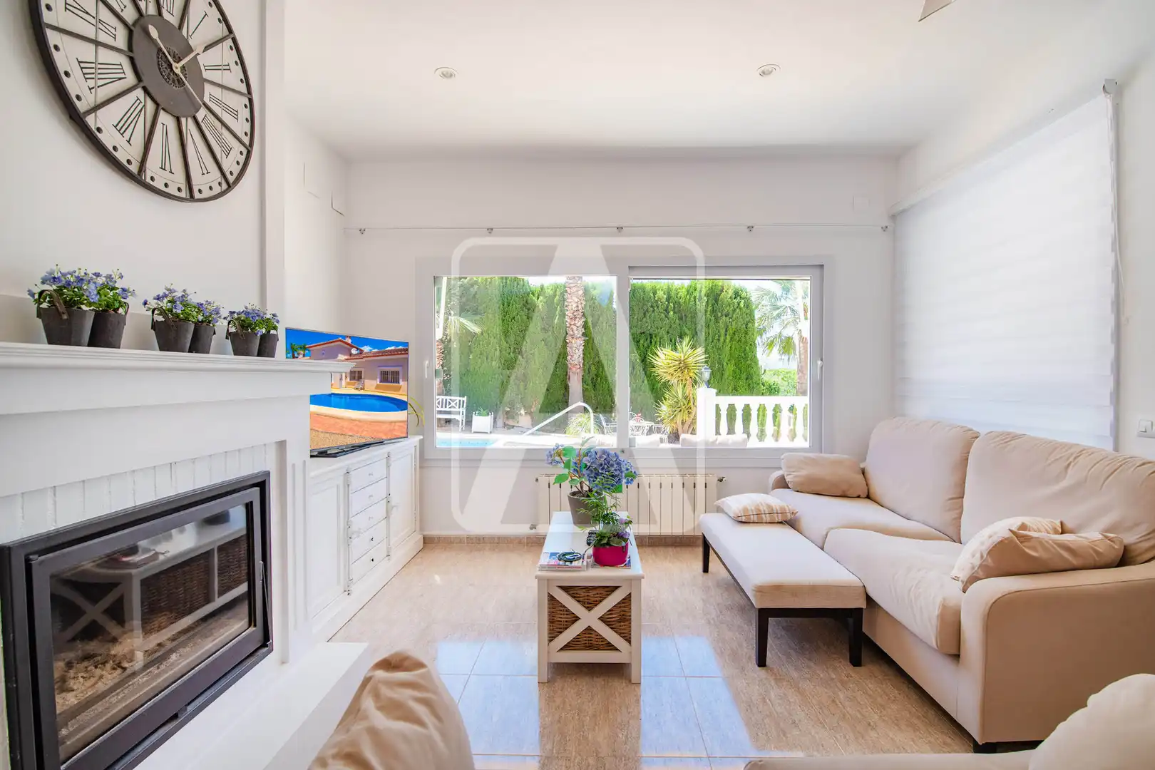 Sala de estar de Casa o chalet en venta en Calpe / Calp con Aire acondicionado, Calefacción y Jardín privado