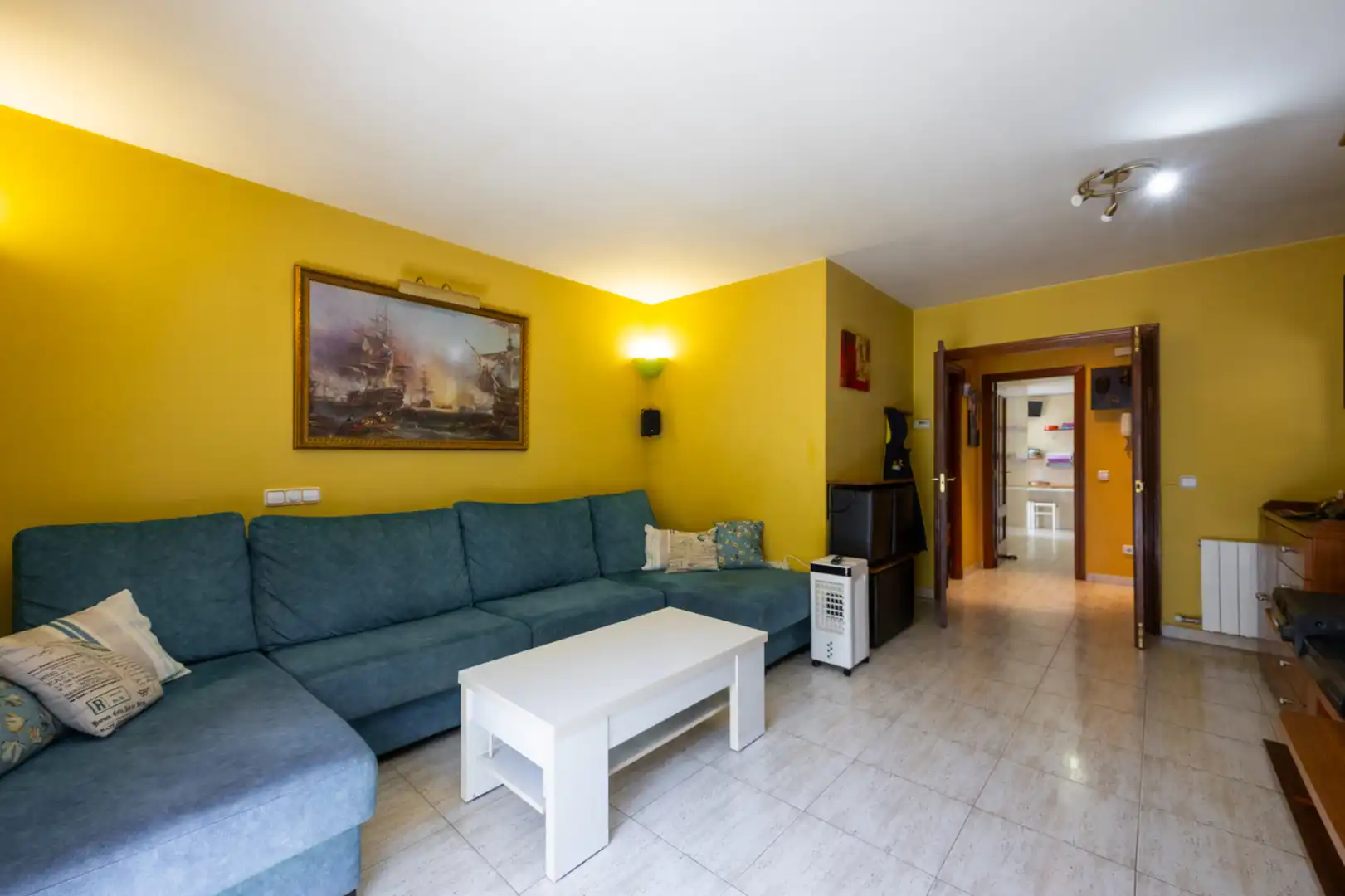 Sala de estar de Piso en venta en Villanueva de la Cañada con Calefacción, Terraza y Trastero