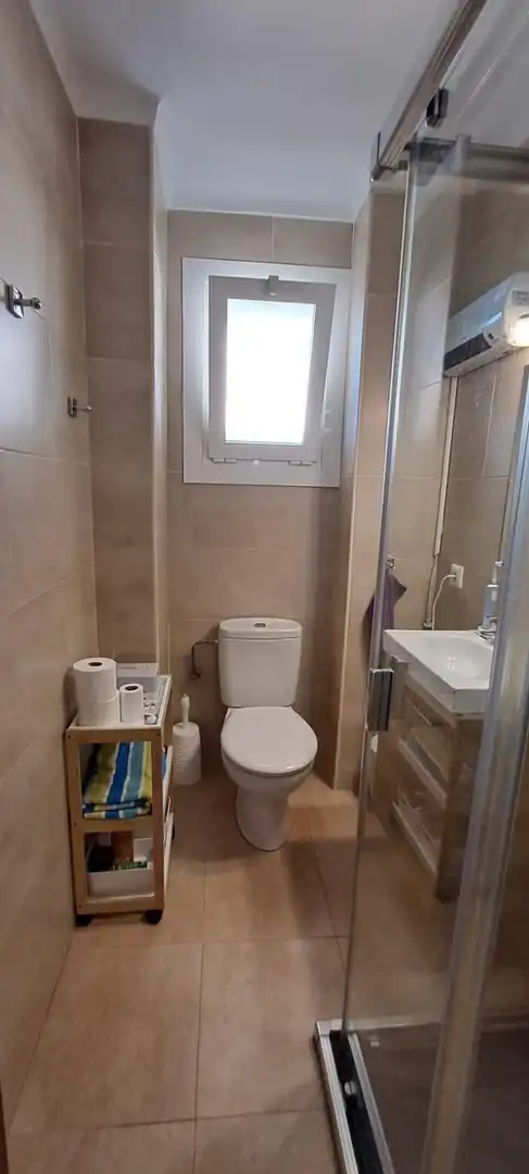 Bathroom of Flat for rent in  Palma de Mallorca  with Air Conditioner, Terrace and Furnished