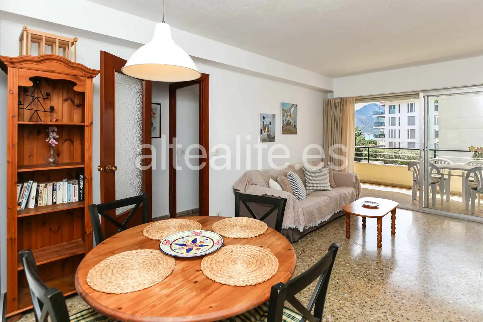 Sala de estar de Apartamento en venta en Altea con Aire acondicionado y Terraza