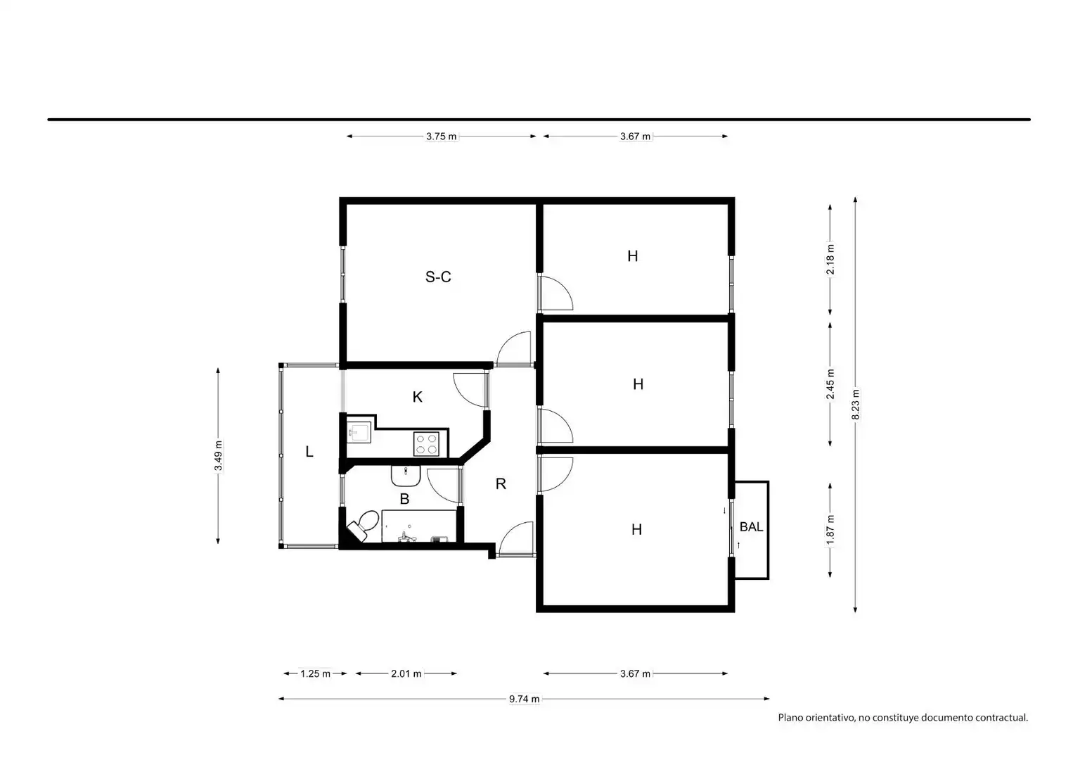 Piso en venta en Molina de Segura con Balcón