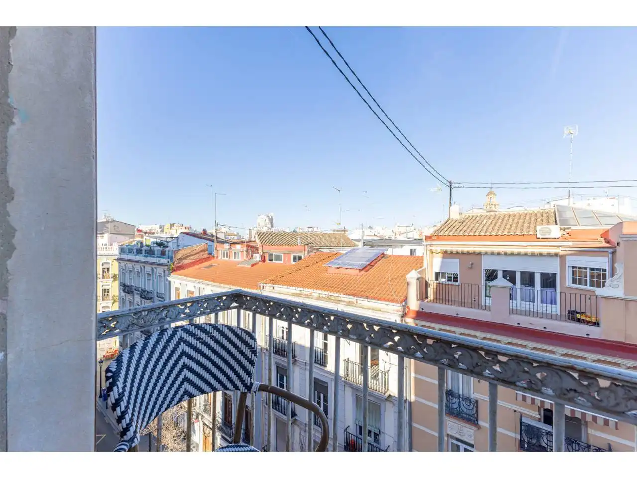 Balcony of Flat for sale in Valencia  with Air Conditioner, Furnished and Balcony