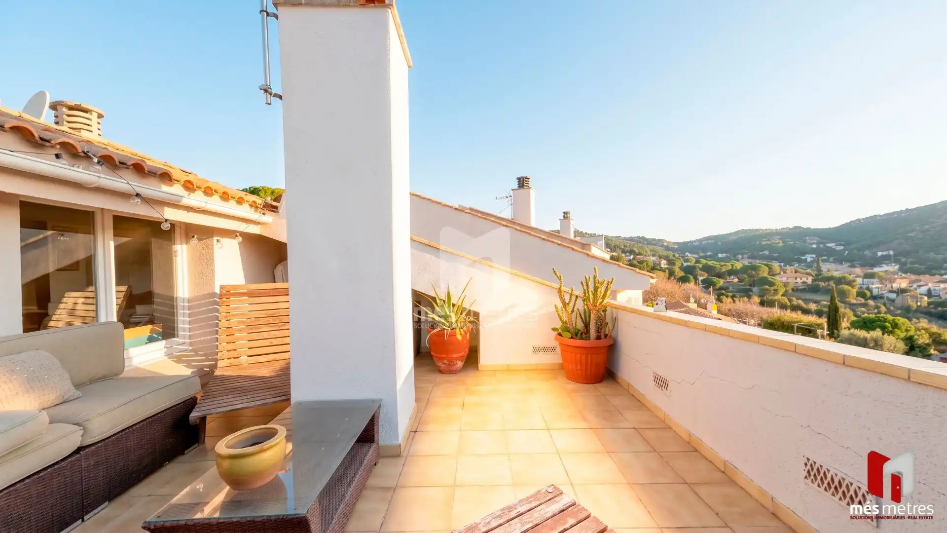 Terraza de Casa o chalet en venta en Teià con Calefacción, Jardín privado y Trastero