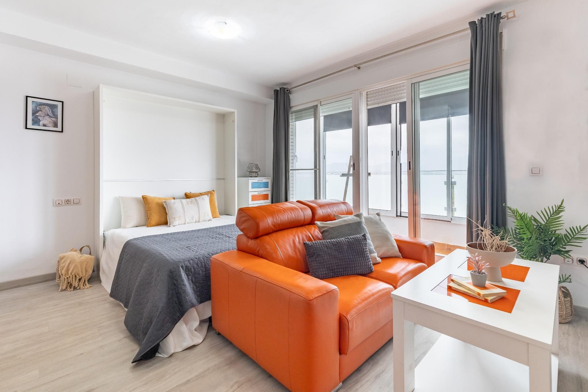 Schlafzimmer von Wohnung zum Verkauf in Massamagrell mit Klimaanlage, Abstellraum und Möbliert