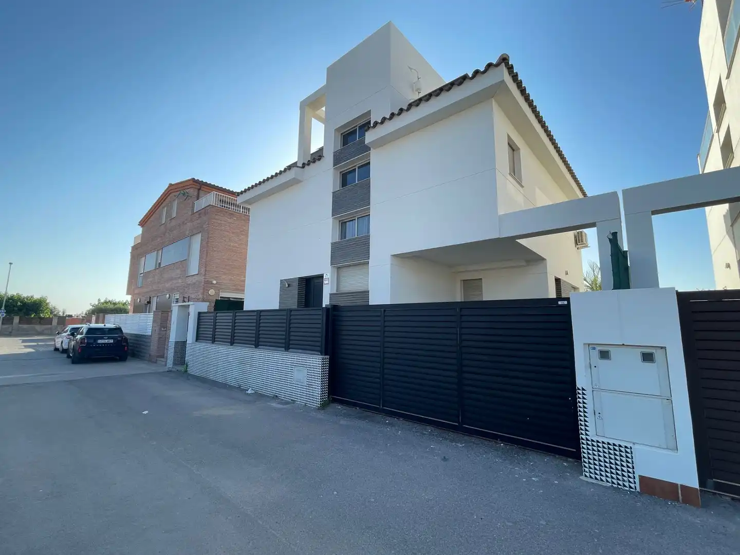 Vista exterior de Casa o chalet en venta en Burriana / Borriana con Aire acondicionado, Jardín privado y Trastero