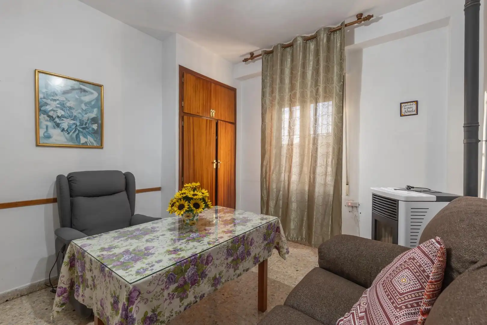 Living room of Houses for sale in Huétor Tájar  with Air Conditioner, Private garden and Terrace