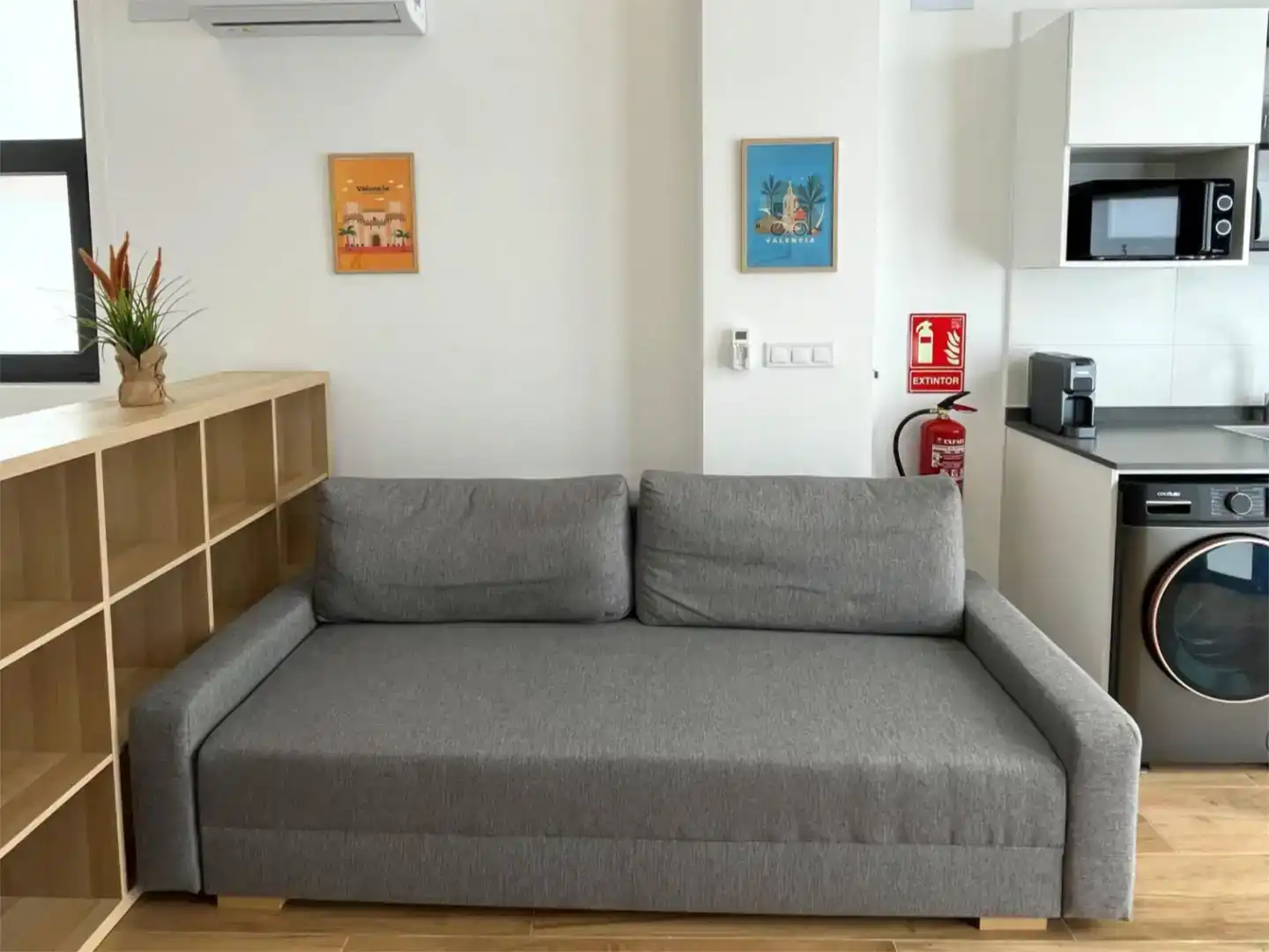 Wohnzimmer von Wohnung zum Verkauf in Valencia mit Klimaanlage und Möbliert