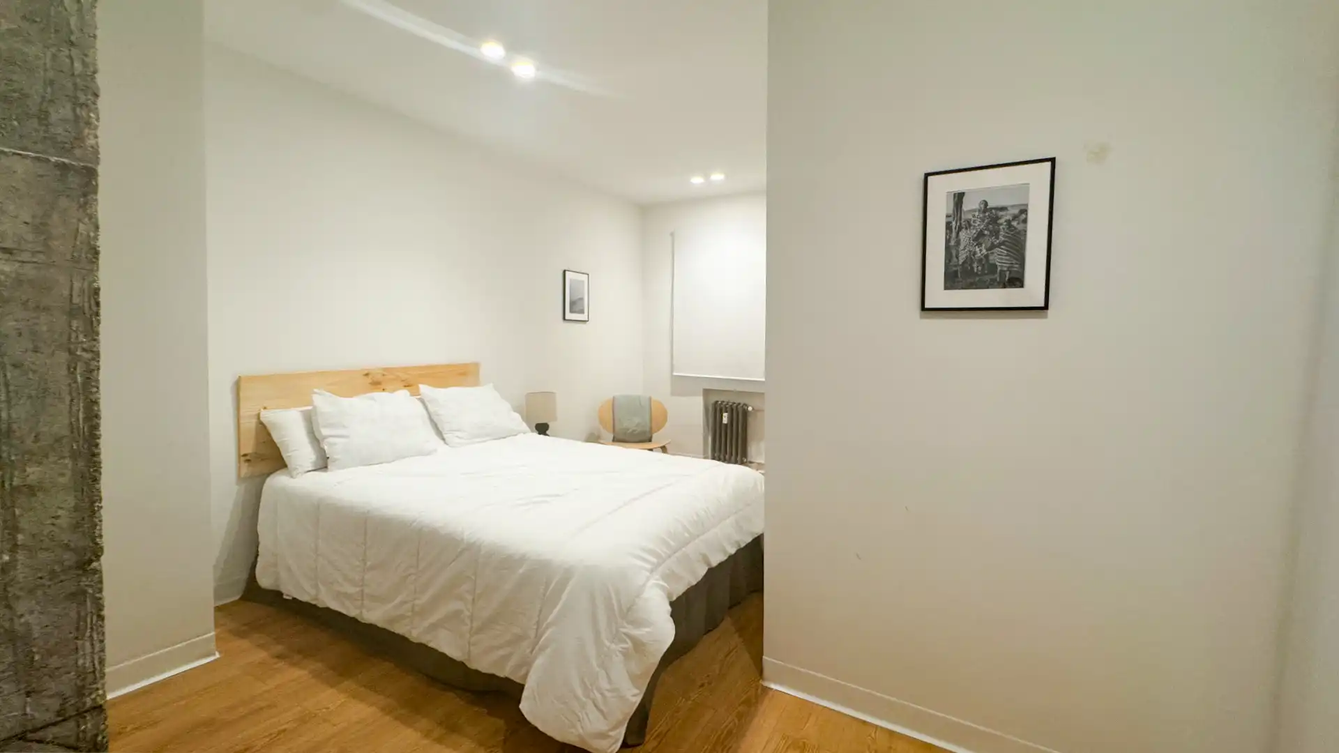 Dormitori de Casa o xalet per a compartir en Madrid amb Aire condicionat, Calefacció i Moblat