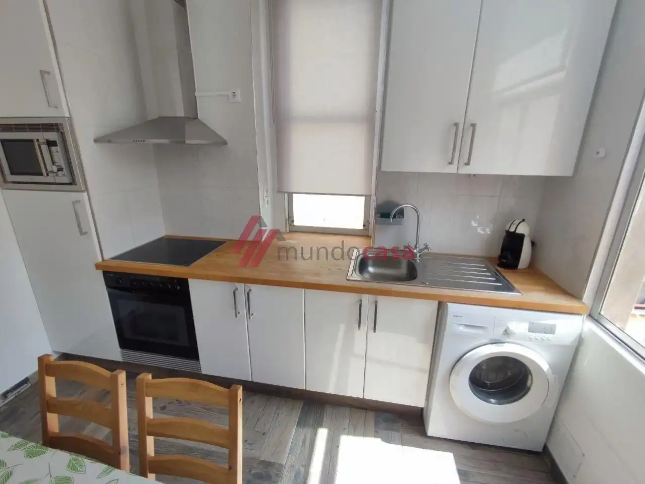 Kitchen of Flat for rent in Ferrol  with Heating and Furnished
