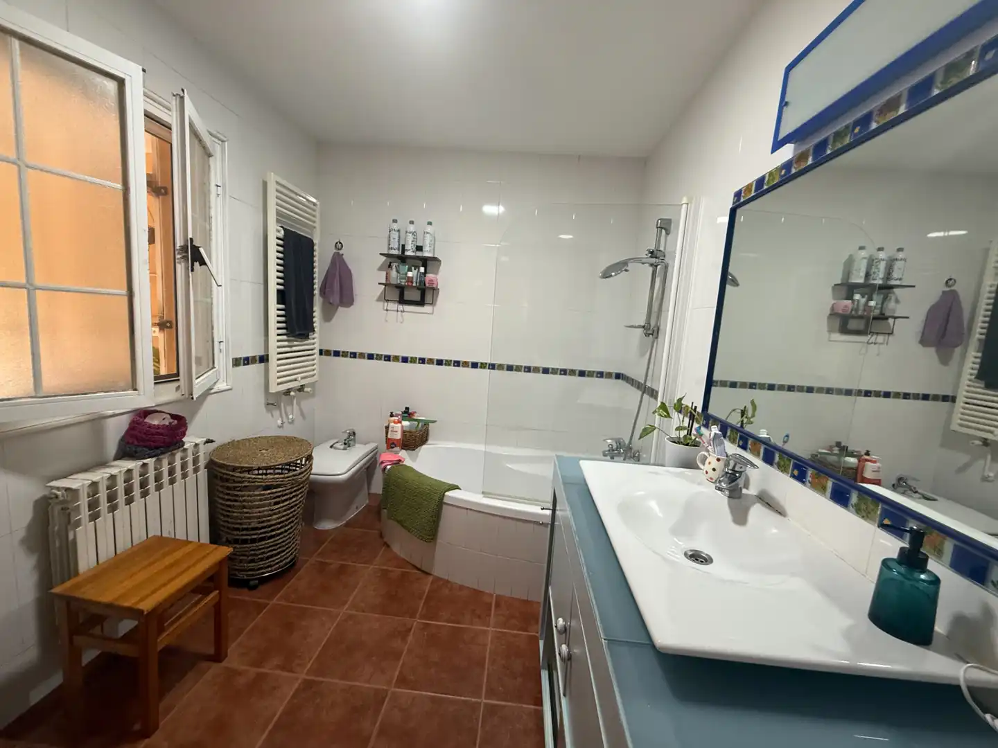 Baño de Casa o chalet en venta en Poblete con Aire acondicionado, Jardín privado y Piscina