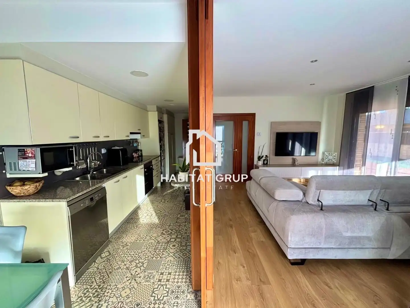 Exterior view of Flat for sale in Riudellots de la Selva  with Air Conditioner, Heating and Private garden