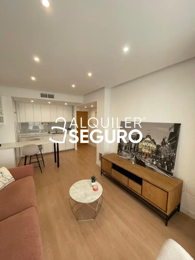 Sala d'estar de Pis de lloguer en Madrid amb Aire condicionat, Calefacció i Traster
