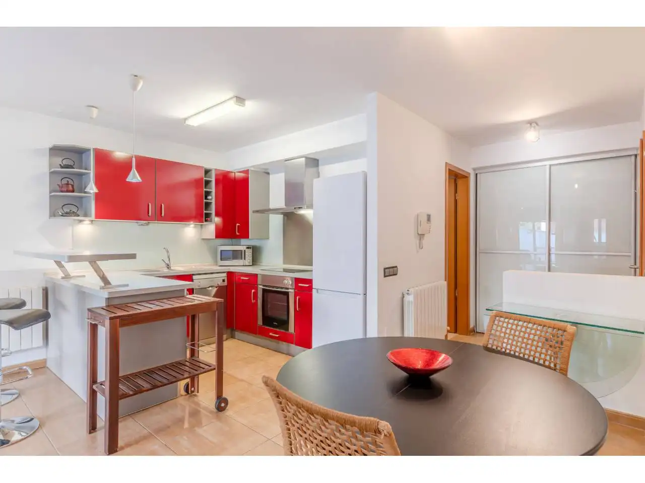 Cocina de Piso en venta en Cassà de la Selva con Aire acondicionado, Calefacción y Terraza