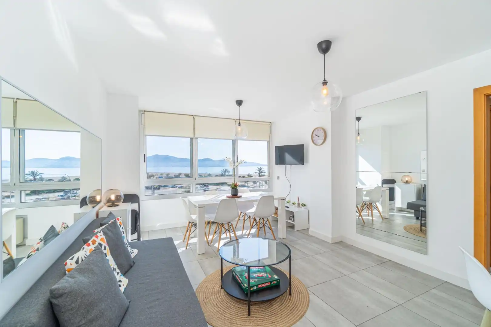 Sala de estar de Apartamento en venta en Empuriabrava con Aire acondicionado y Amueblado