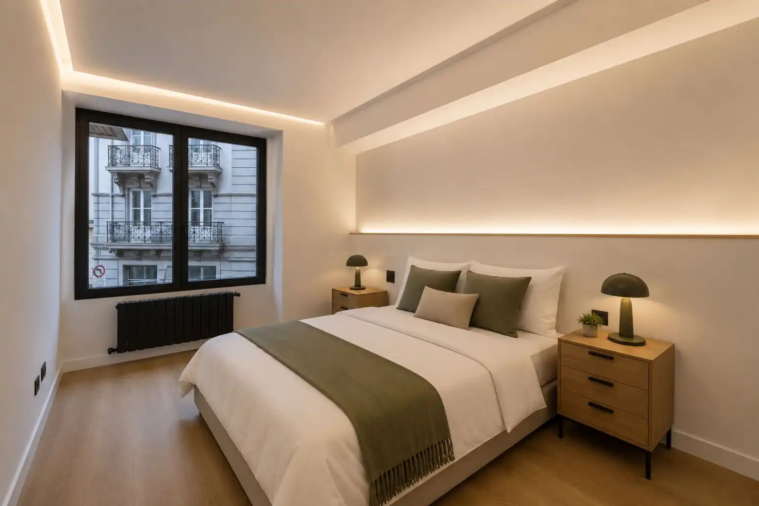 Bedroom of Flat for sale in Gijón   with Heating