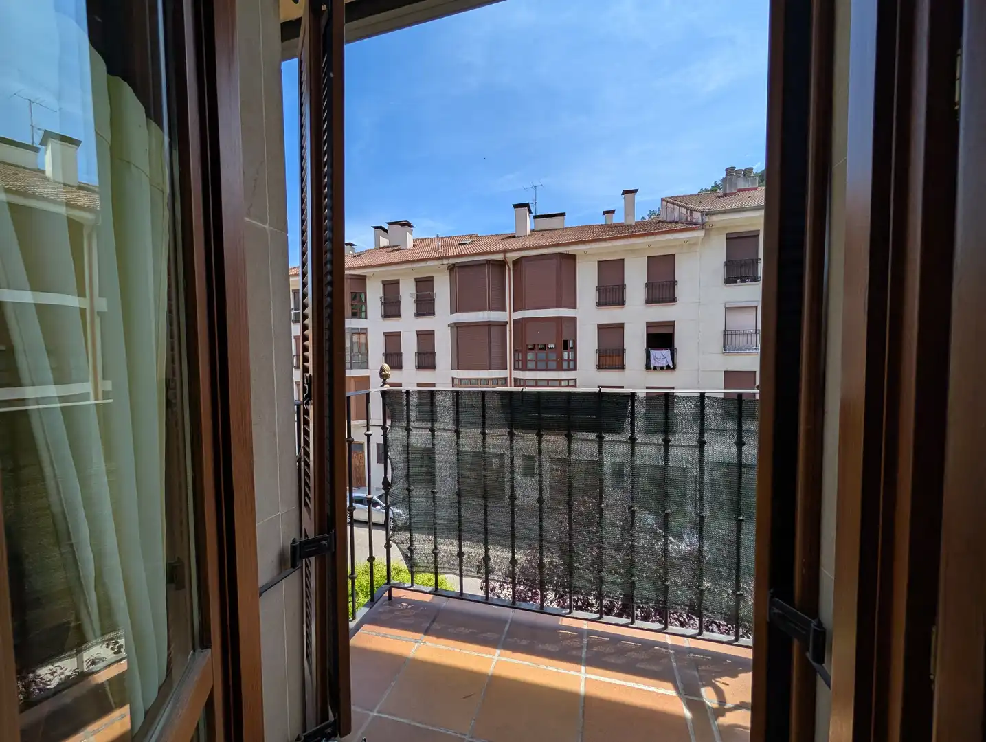 Terrasse von Wohnungen zum Verkauf in Ezcaray mit Heizung, Abstellraum und Möbliert