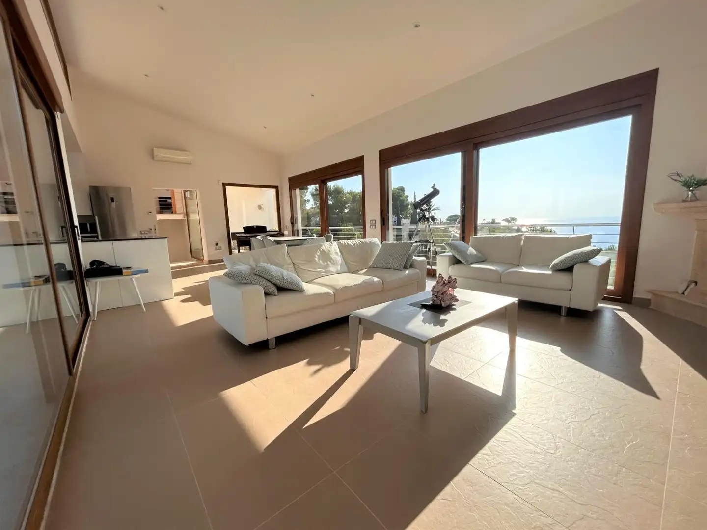 Sala de estar de Casa o chalet en venta en Jávea / Xàbia con Aire acondicionado, Calefacción y Jardín privado