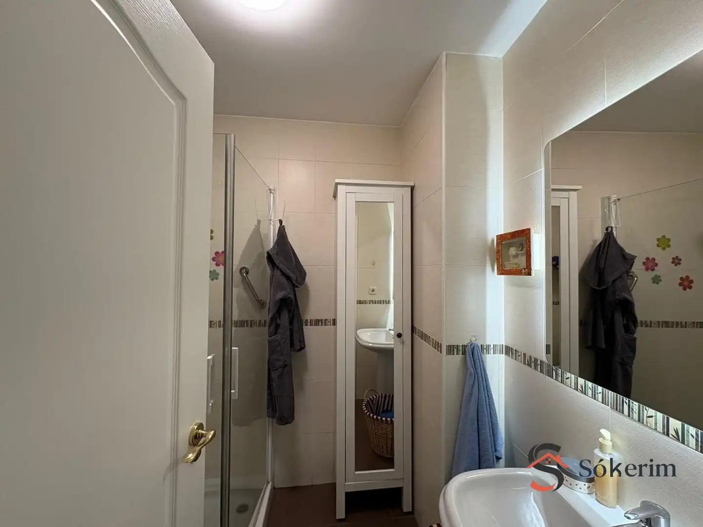 Badezimmer von Wohnung zum Verkauf in Alcabón mit Klimaanlage, Heizung und Privatgarten