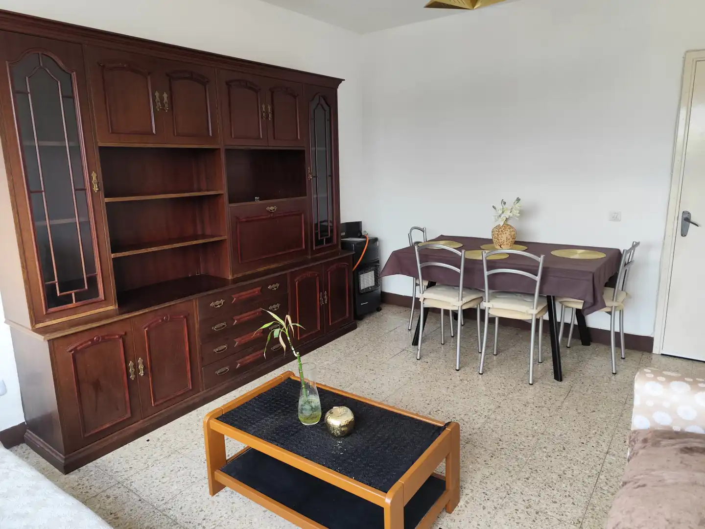 Living room of Flat for sale in Oleiros  with Furnished