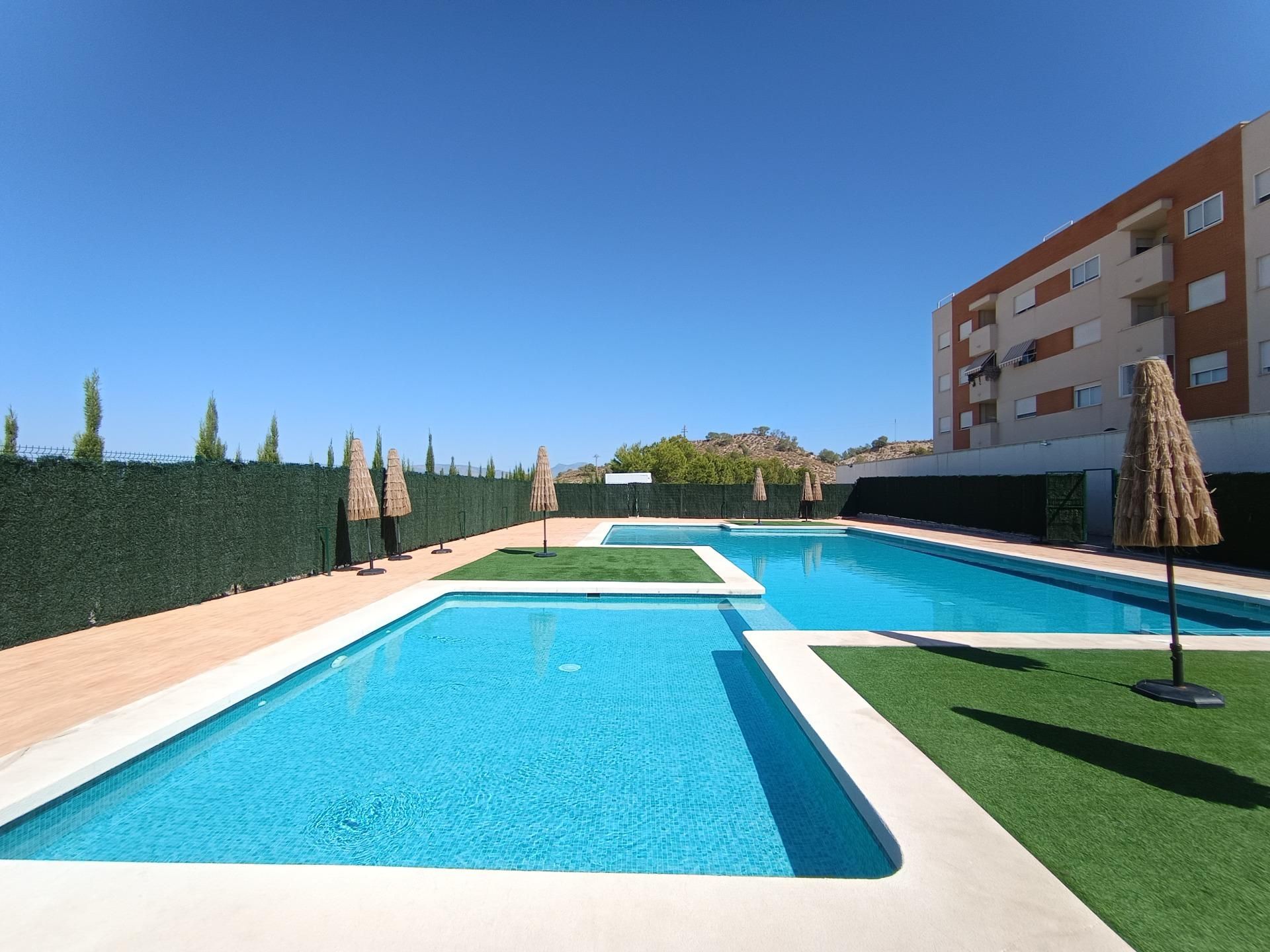 Swimming pool of Flat for sale in Molina de Segura  with Air Conditioner, Heating and Private garden