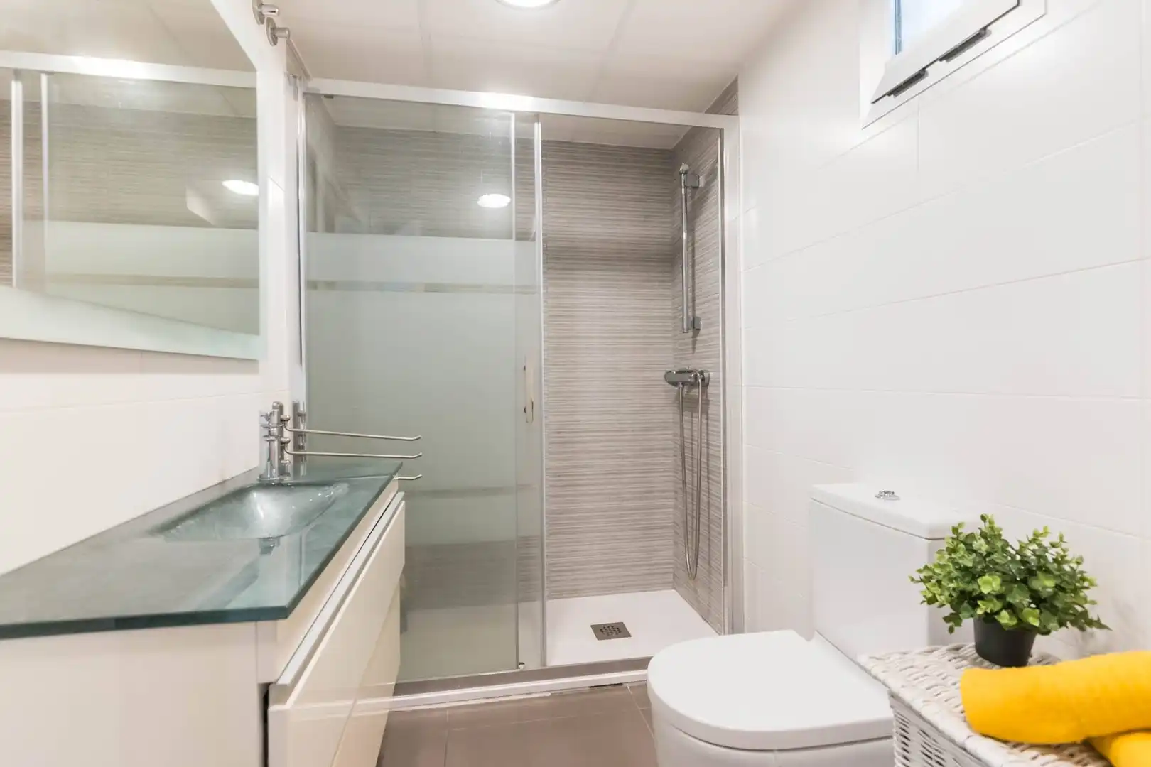 Badezimmer von Wohnung zum Verkauf in Murcia mit Klimaanlage, Heizung und Terrasse